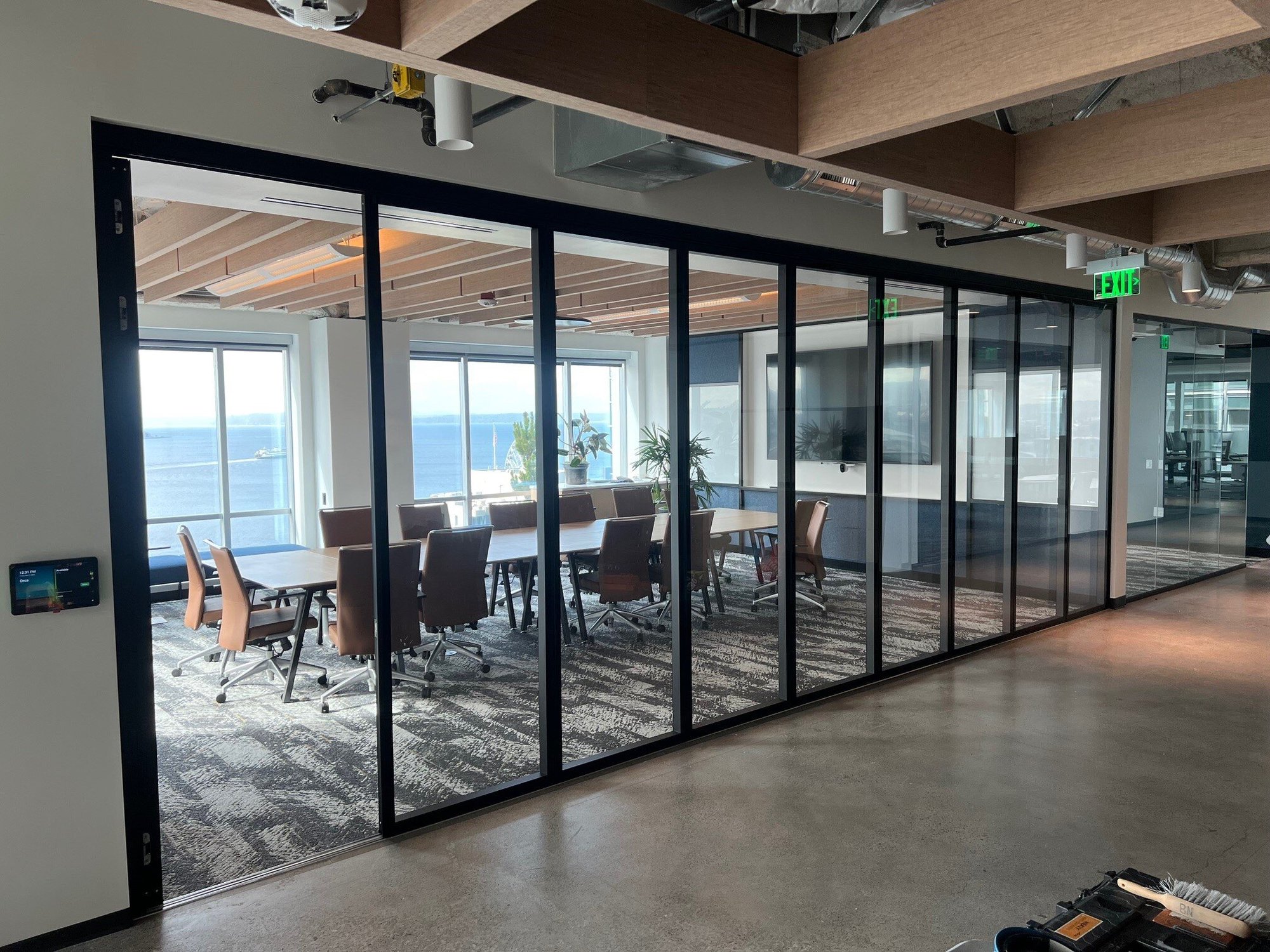 Glass operable walls