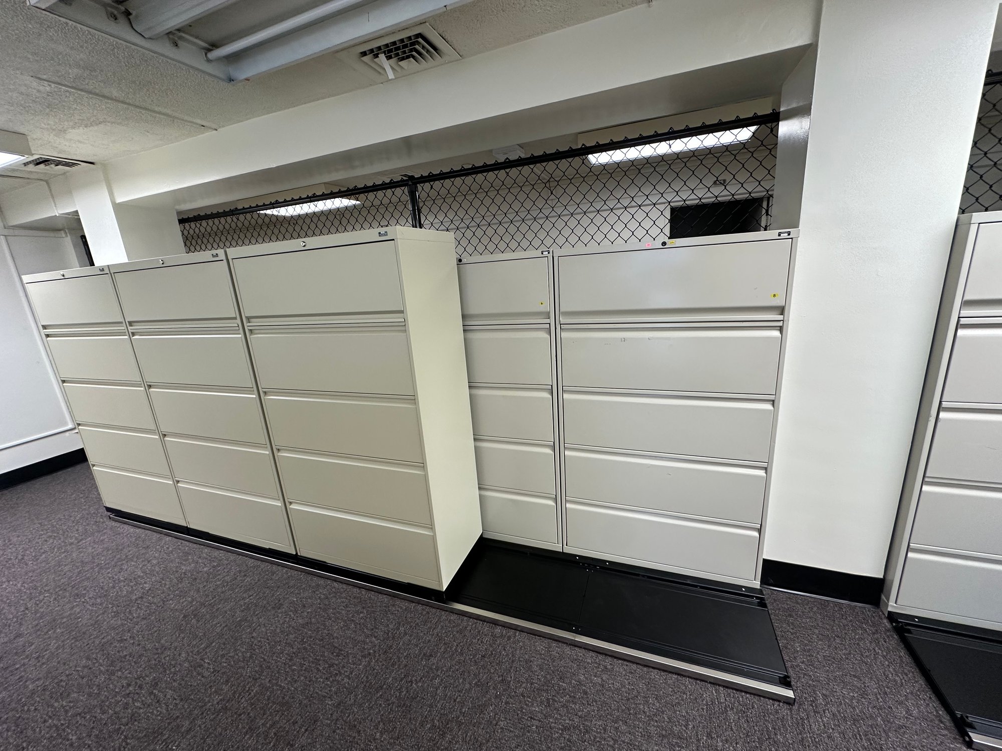 sliding lateral file cabinets