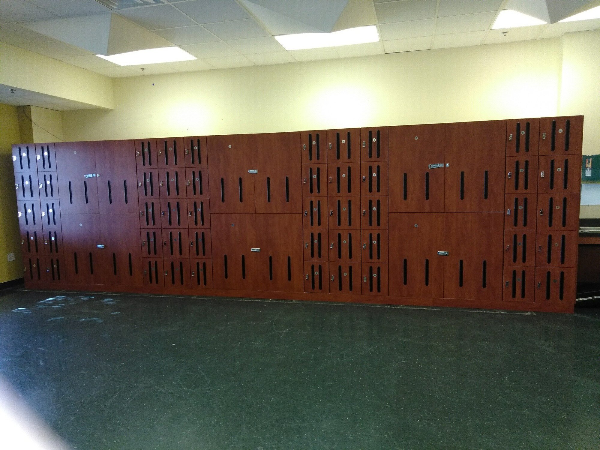 band storage lockers