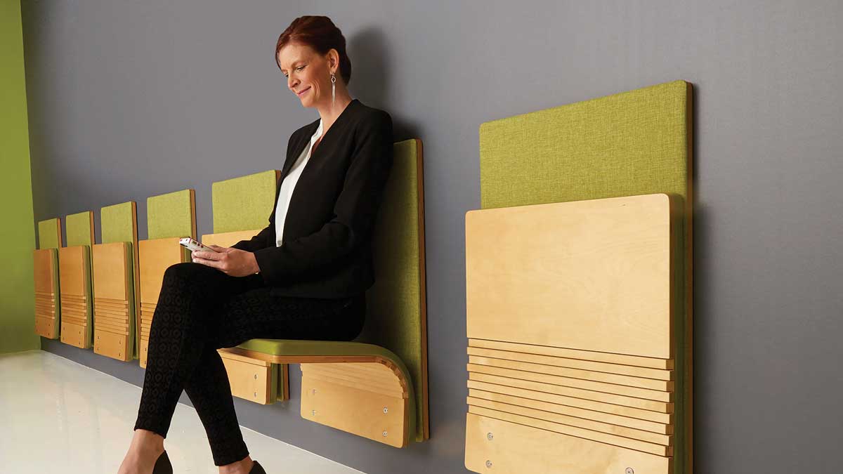 folding murphy chair providing efficient seating in corporate training and classrooms