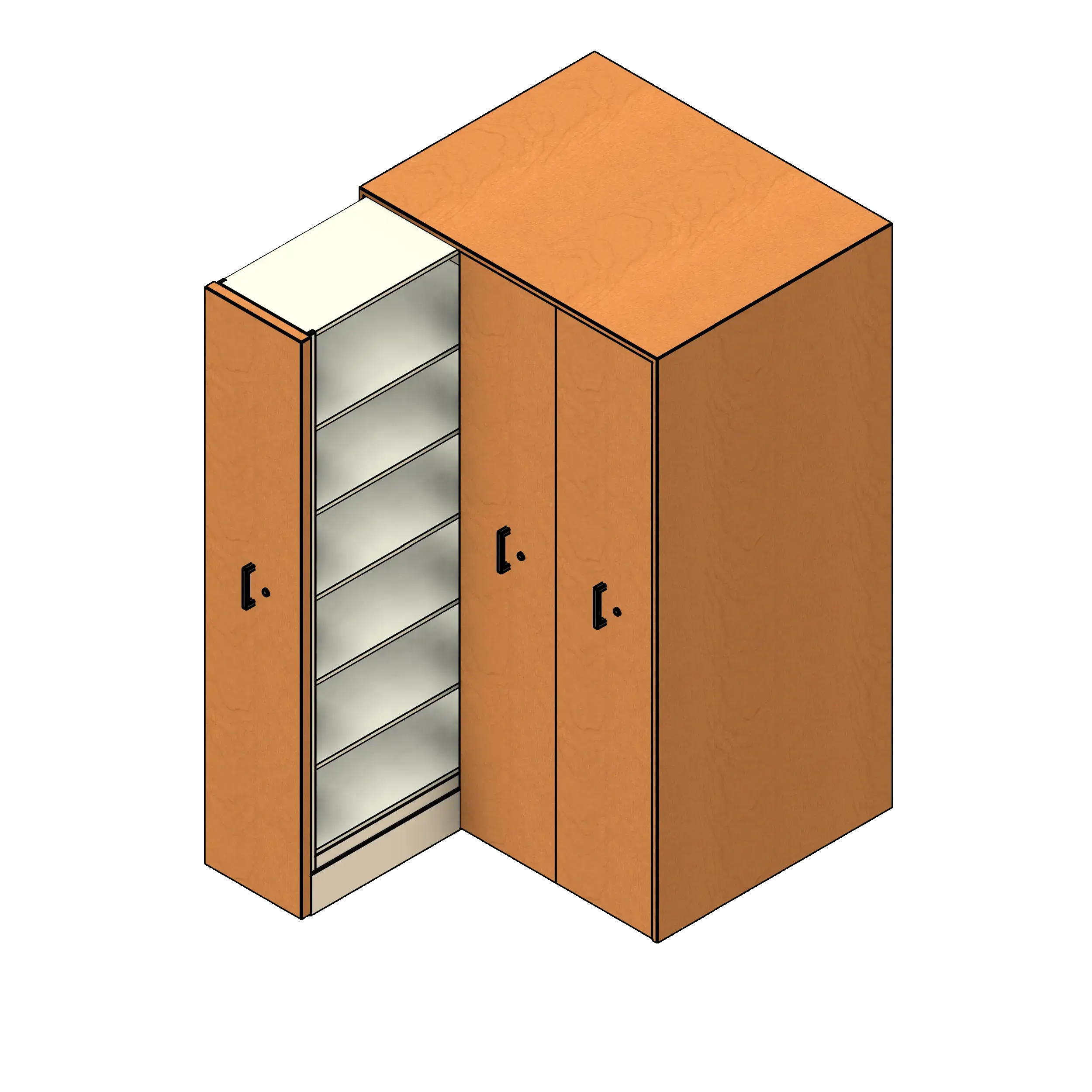 Pull Out Bookshelf in Illinois