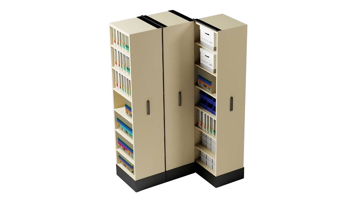 pull out file shelving for records and document storage providing easy access and improved filing efficiency