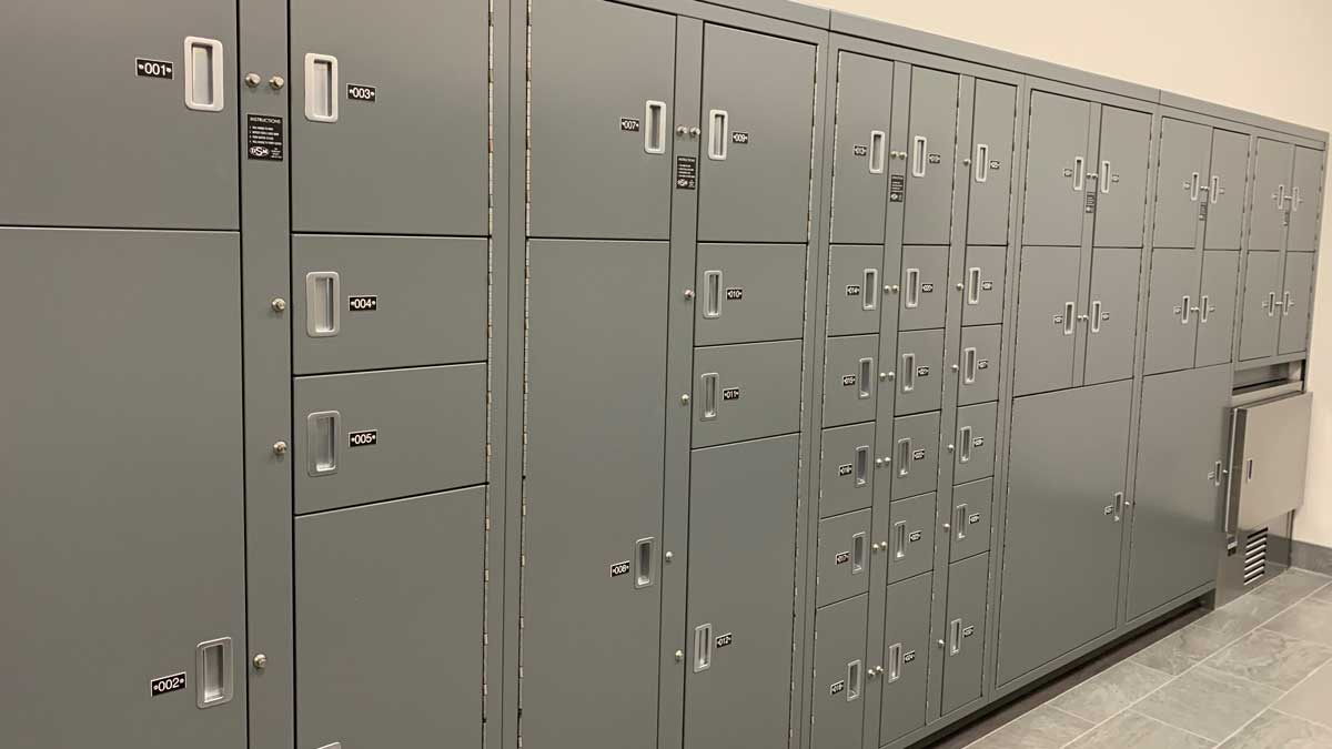 Refrigerated digital keyless evidence locker with temperature control for sensitive materials