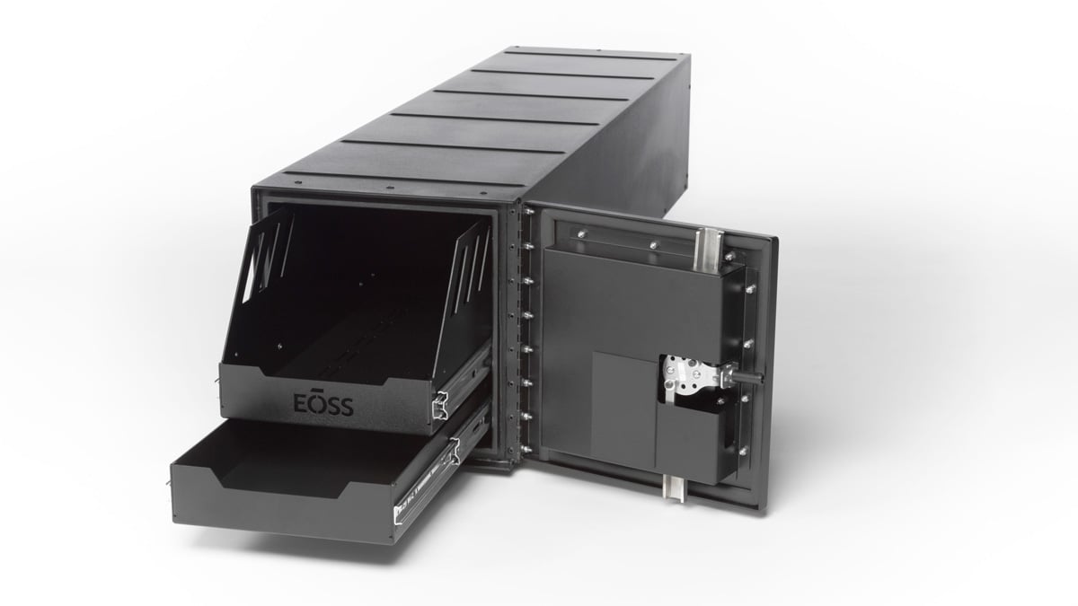 lockable truck bed rifle storage box for secure transport