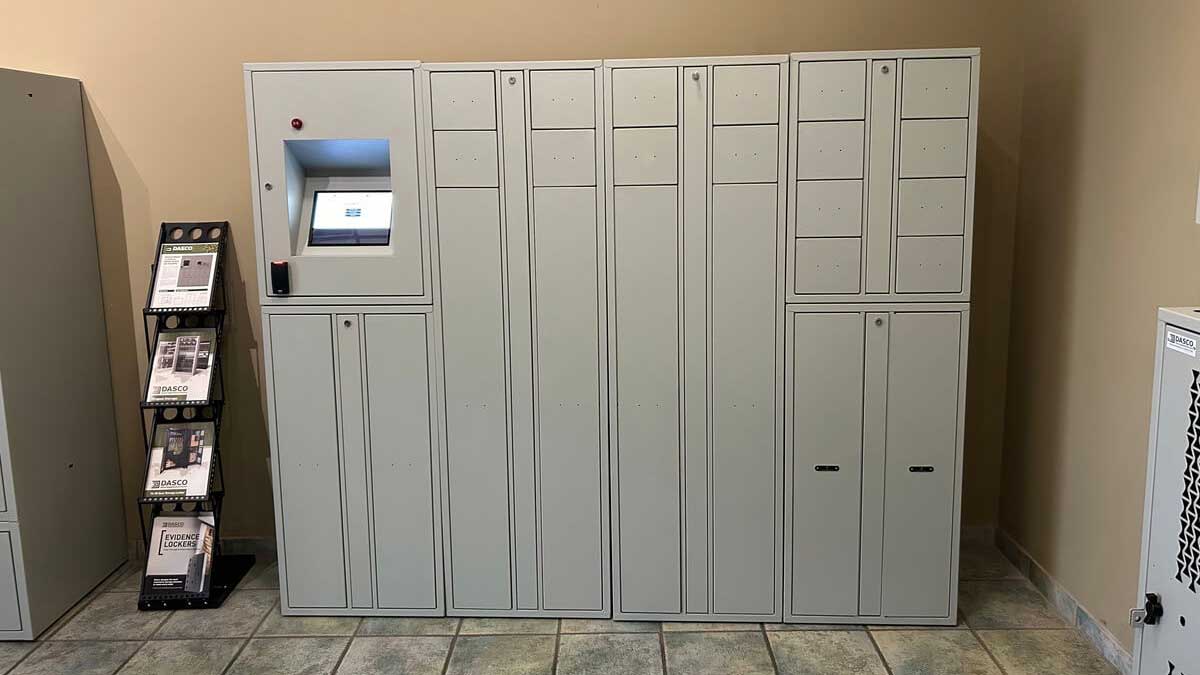 Smart weapons lockers with digital tracking for law enforcement agencies