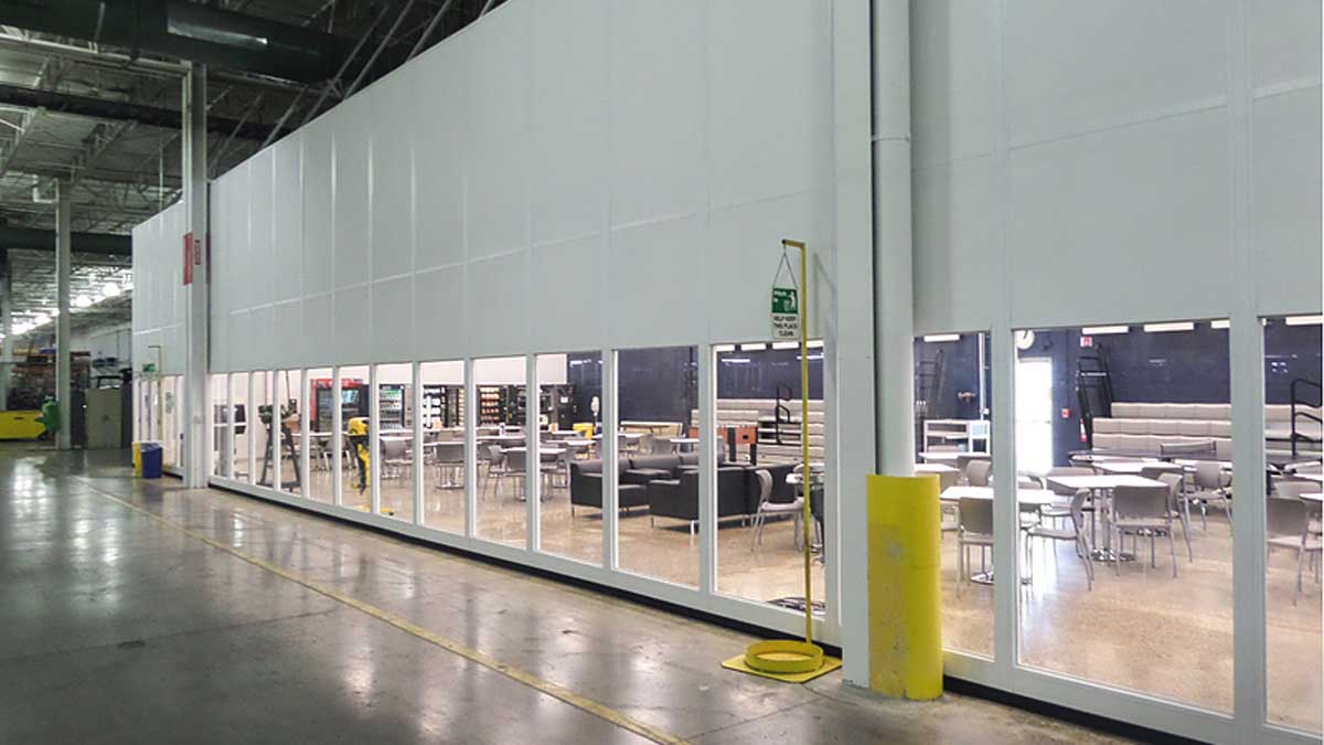 modular breakroom industrial warehouse
