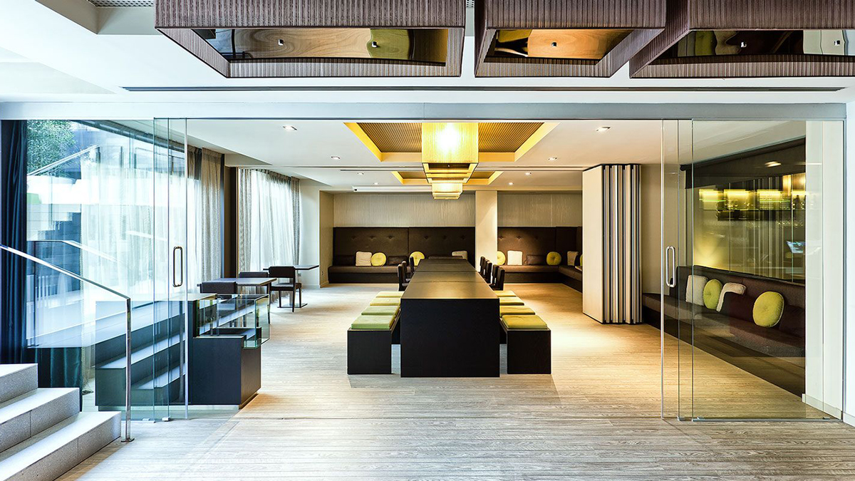 sliding glass wall systems for modern office interiors