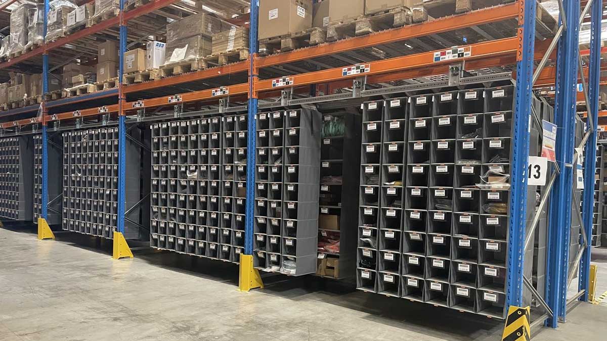 warehouse pallet rack bins providing organized storage and efficient item management