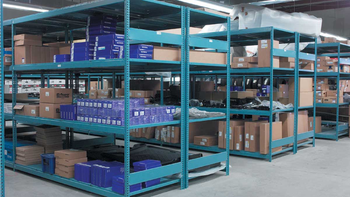 wide span shelving racks providing flexible storage solutions for large warehouse items and inventory