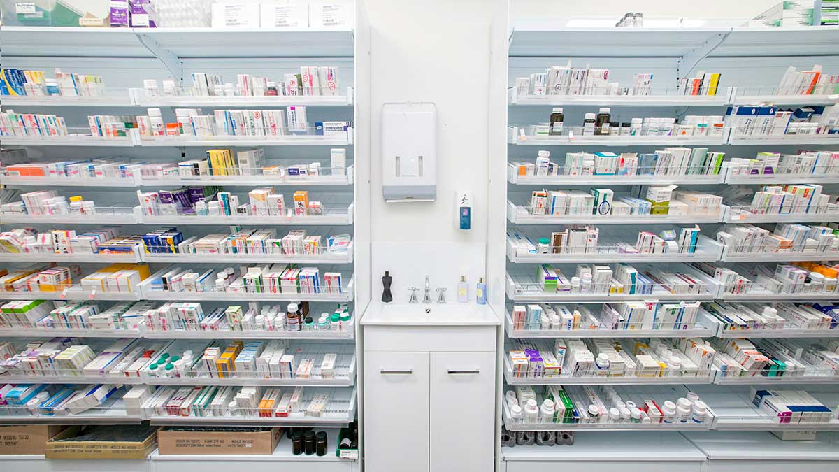 pharmacy rx shelving for efficient medication retrieval and organization
