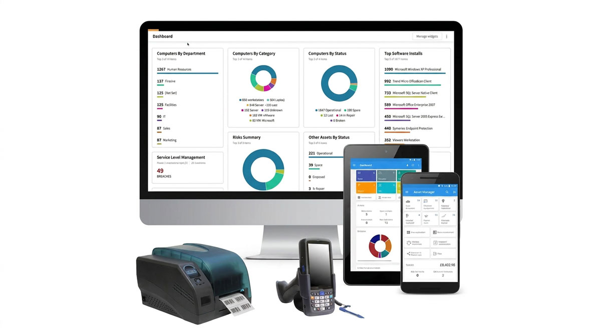 Asset tracking software