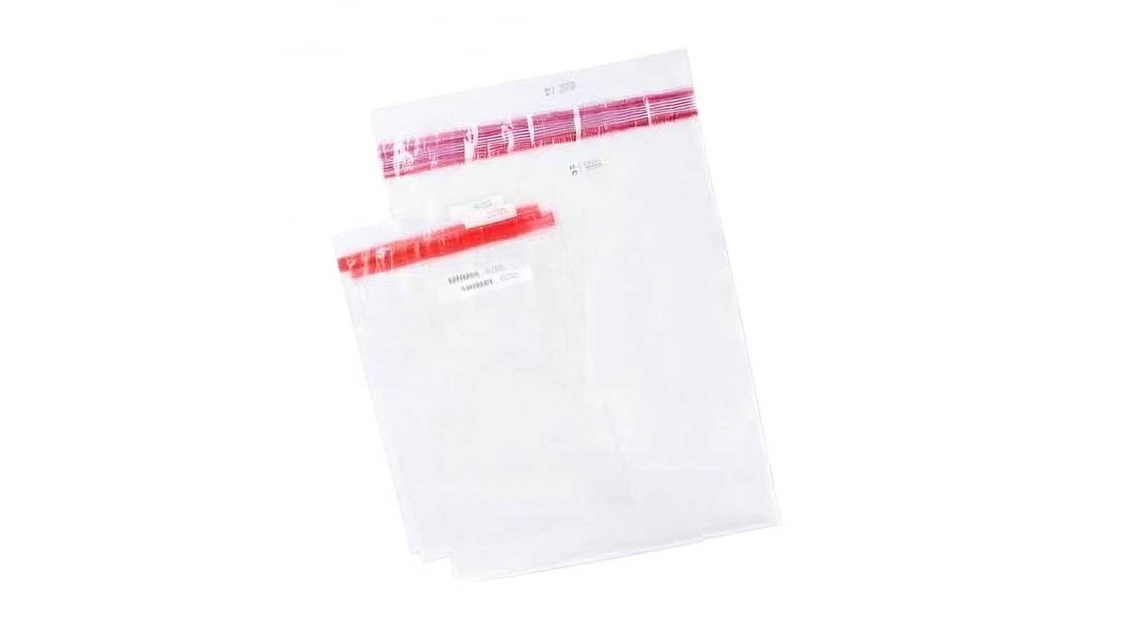 transparent zip-top evidence bags holding documents for secure chain of custody management