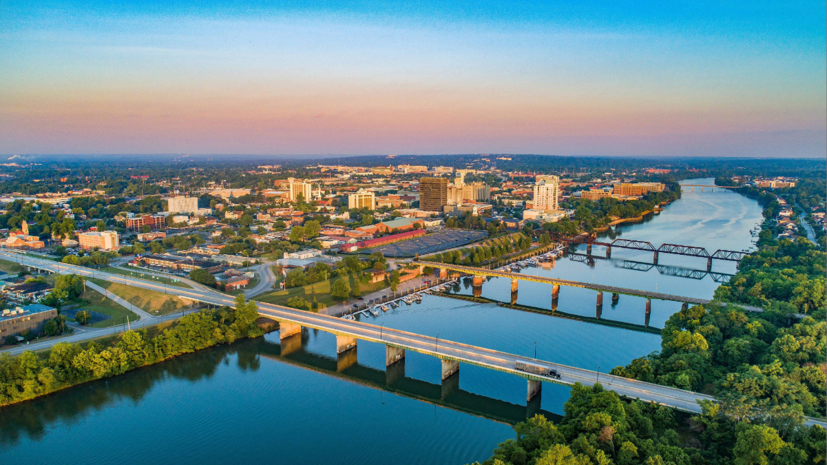 Augusta, Georgia office or skyline
