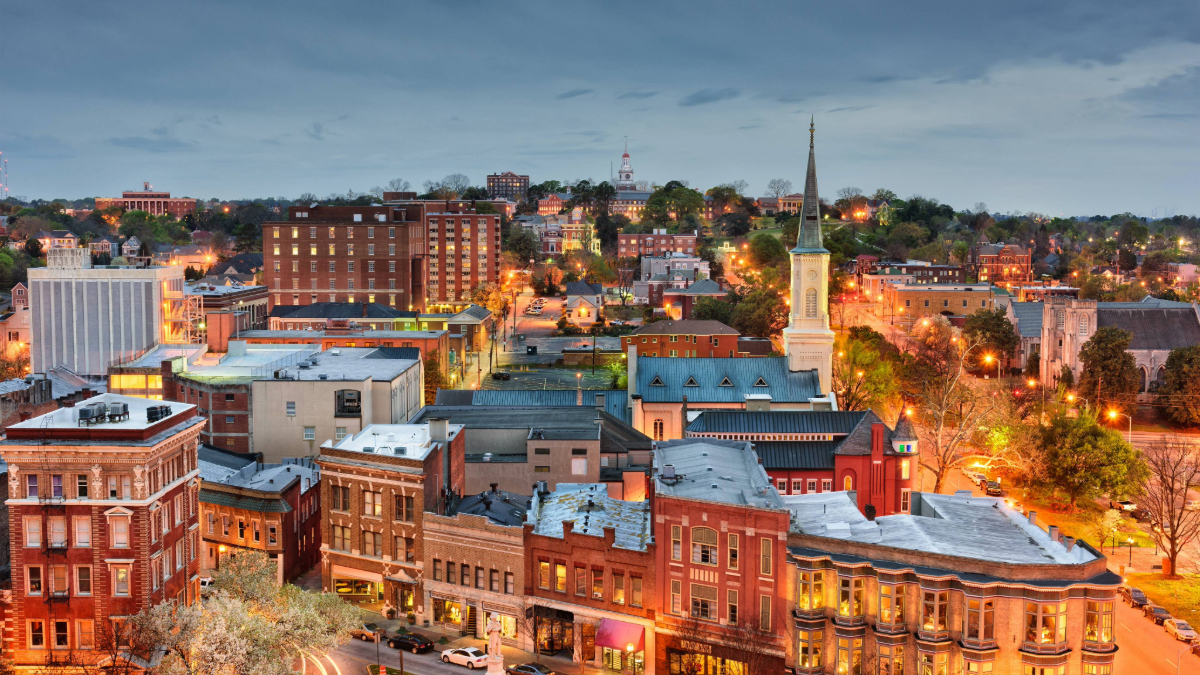 Macon, Georgia office or skyline