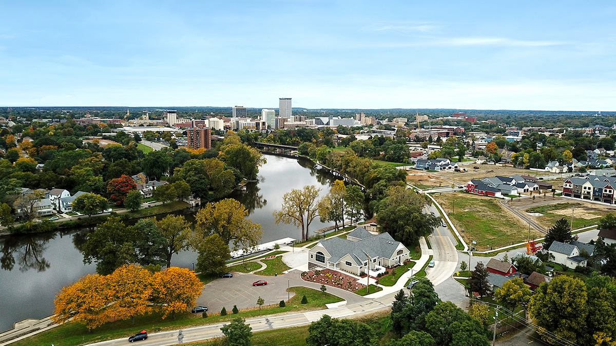 South Bend, Indiana office or skyline