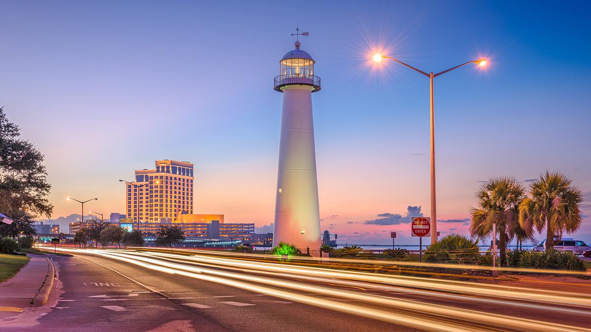 Biloxi, Mississippi office or skyline
