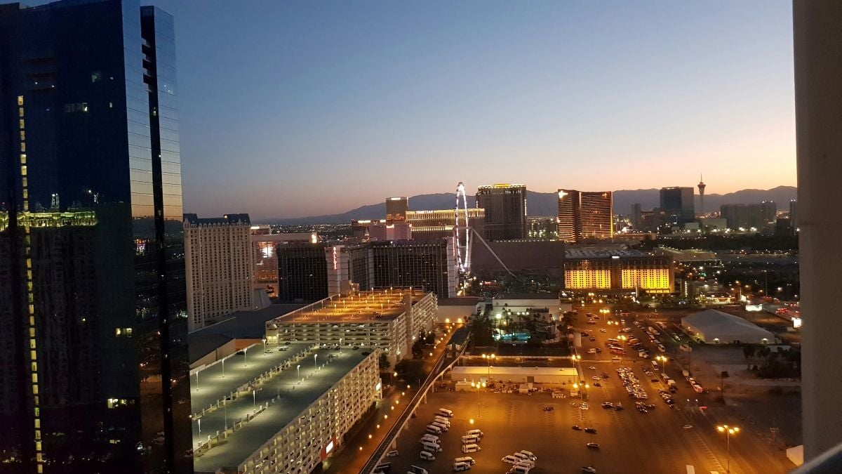 Las Vegas, Nevada strip at nightime