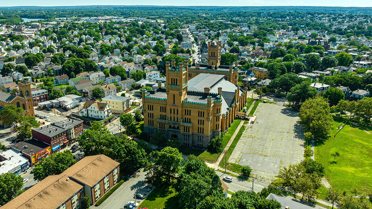 Cranston, Rhode Island office or skyline