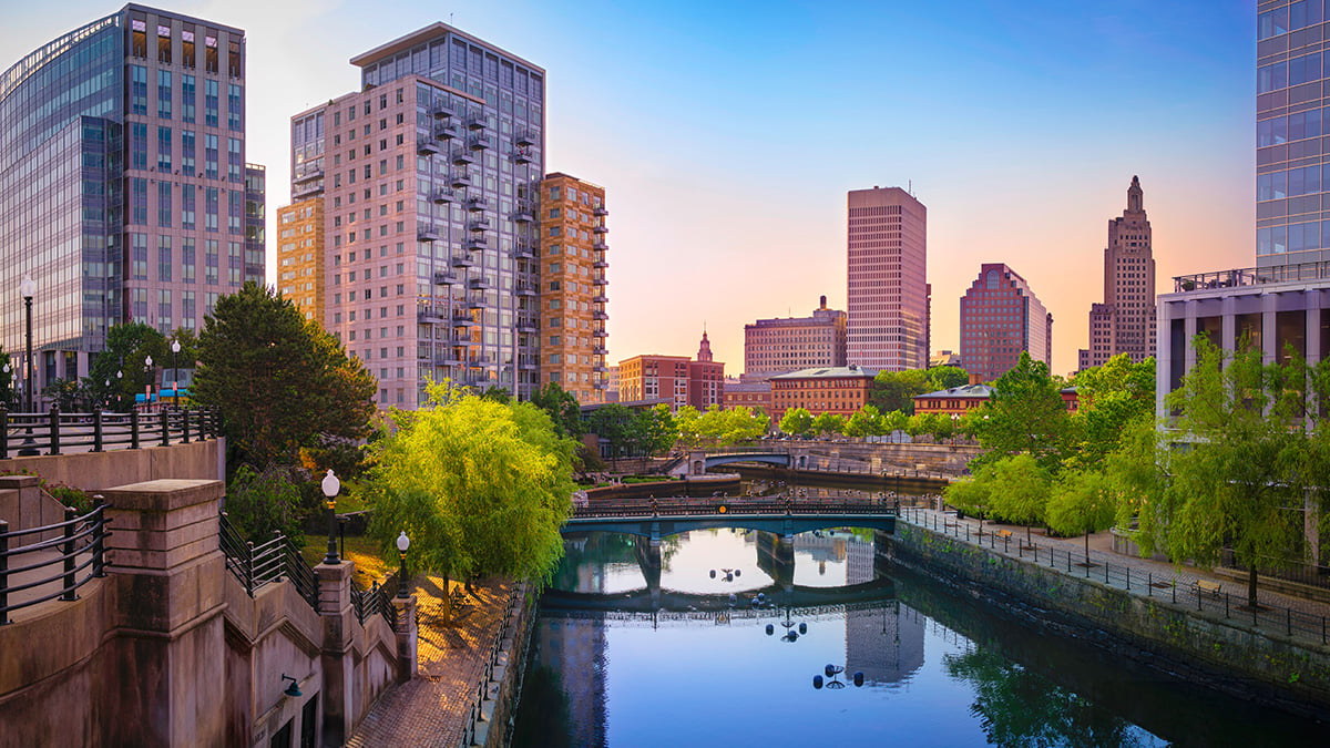 Providence, Rhode Island office or skyline