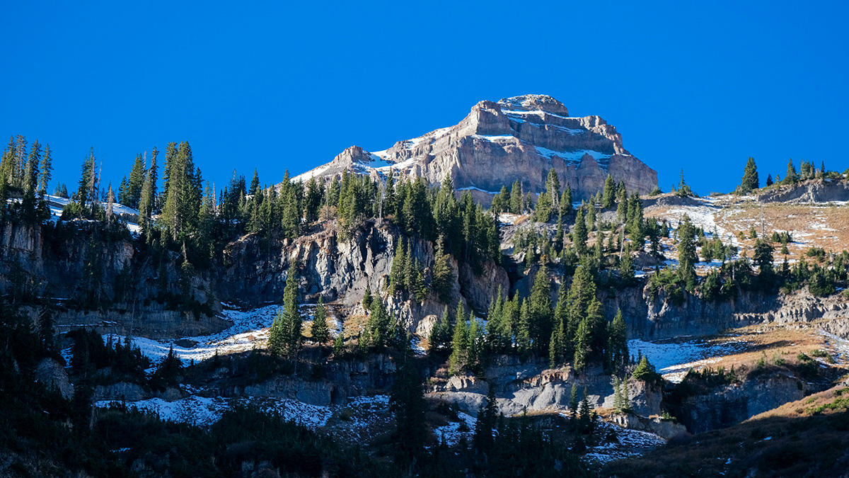 Provo, Utah mountain range outside of the city