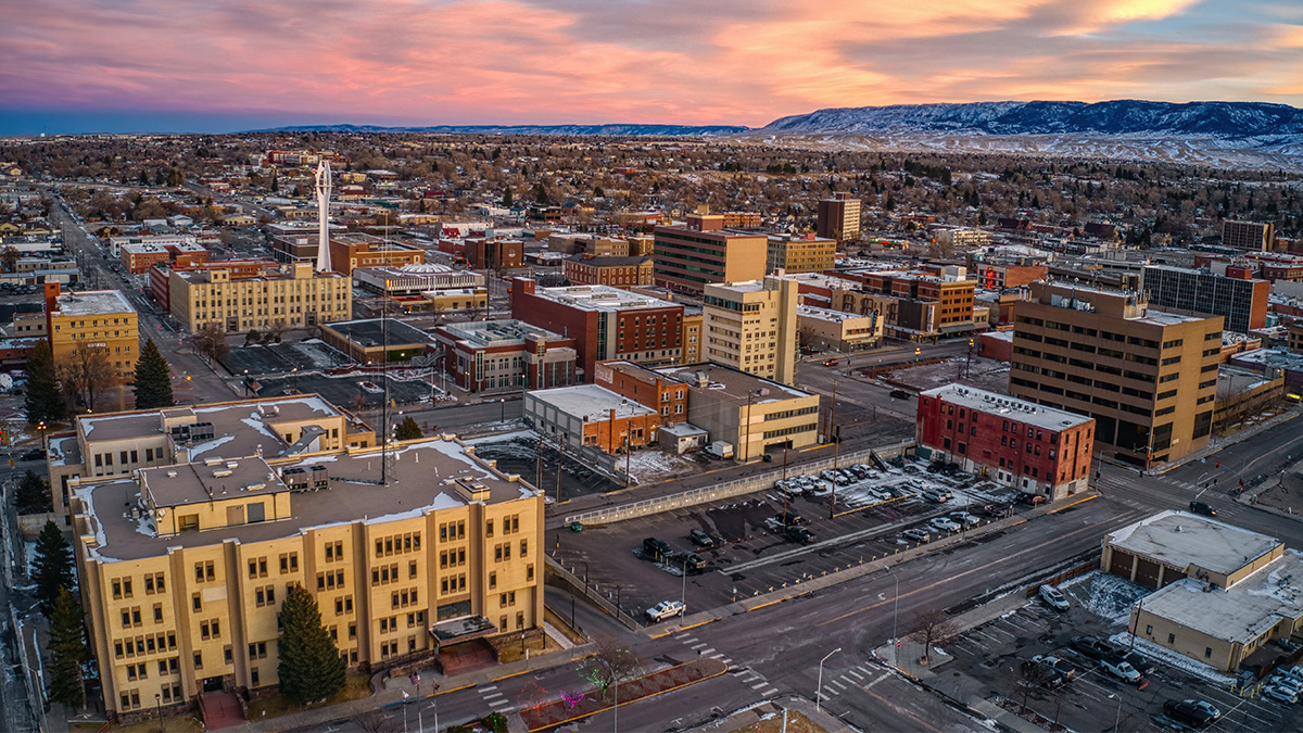 Casper, Wyoming office or skyline