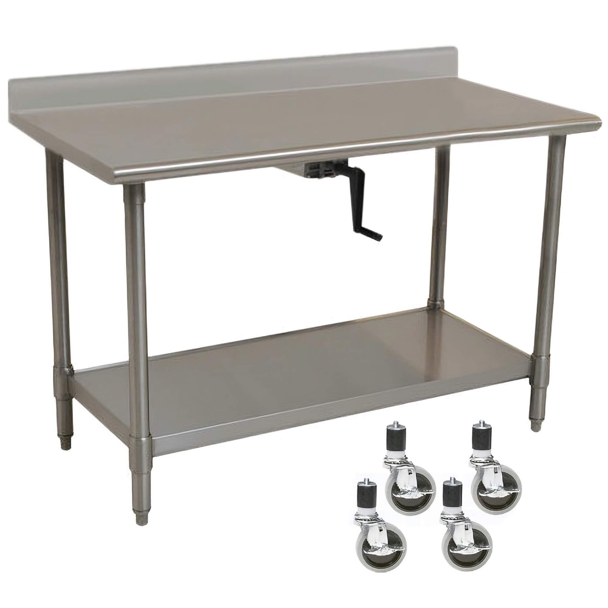 Stainless steel work surface